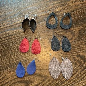 Bundle of 6 earrings